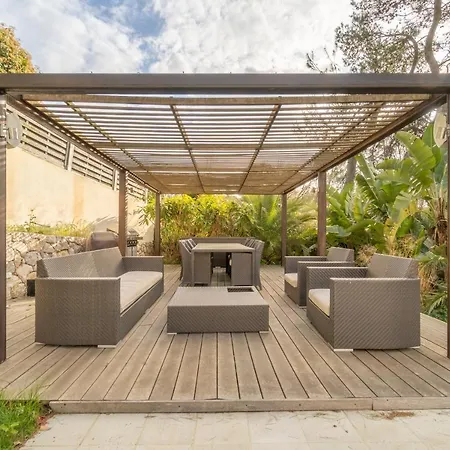 9m Of Center, Cannes High Luxe Mila 6bdrooms Heated Pool Sauna Cinema Fitness